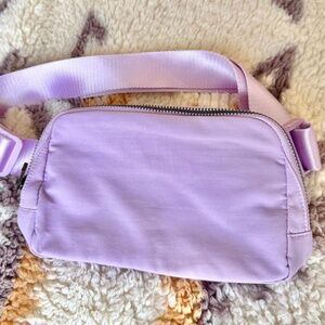 Lilac purple everywhere crossbody bag